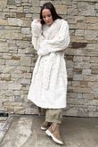 Verbier Premium Faux Fur Coat Stone